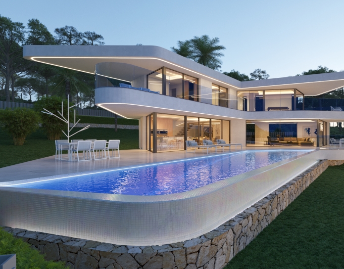 Villa de lujo con SPA privado con vistas al mar