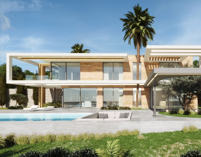 Villa contemporánea de 3 dormitorios