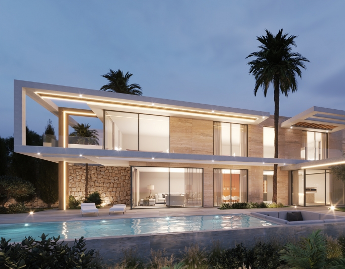 Villa contemporánea de 3 dormitorios