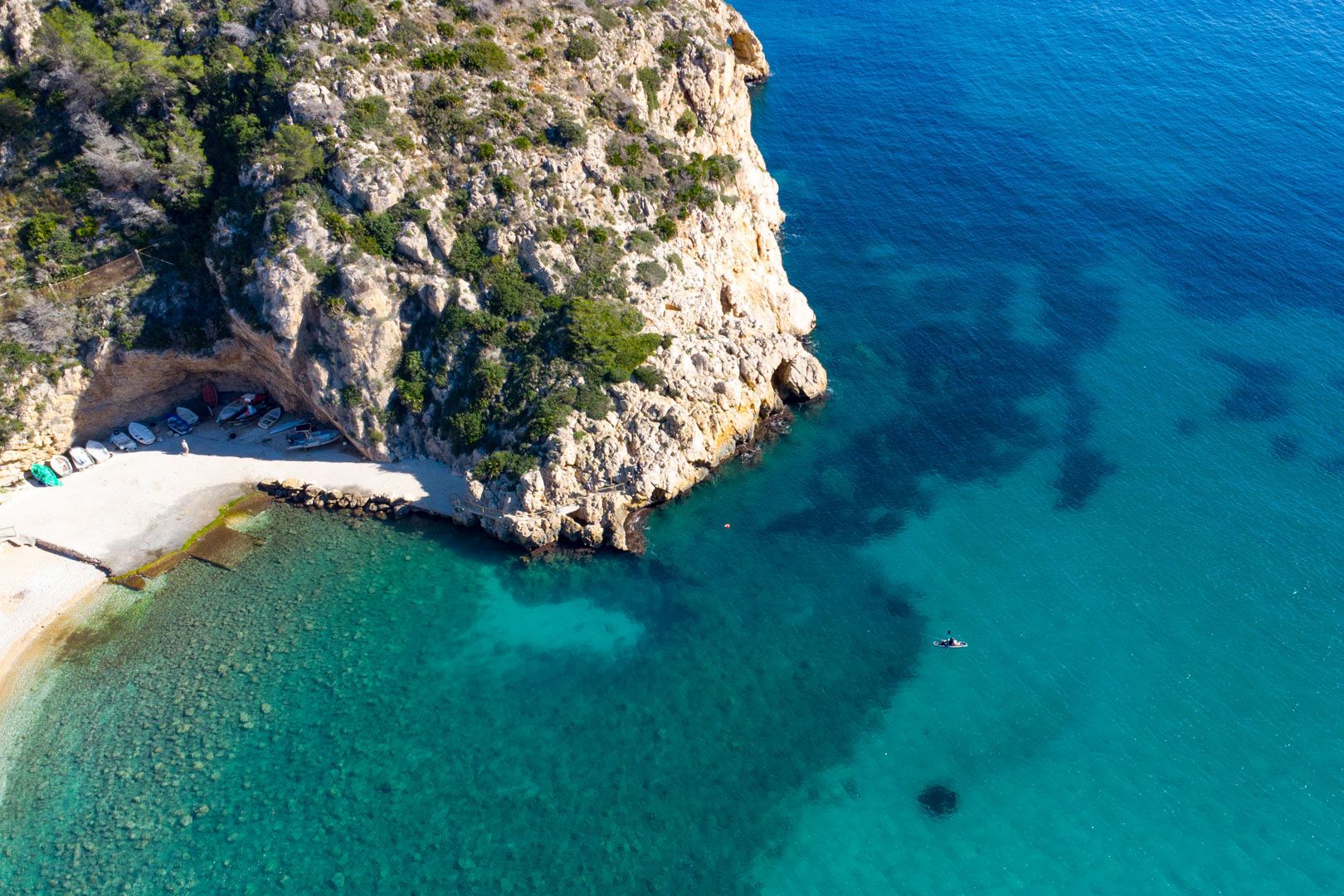 Villa orientada al suroeste con vistas al atardecer cerca de Granadella