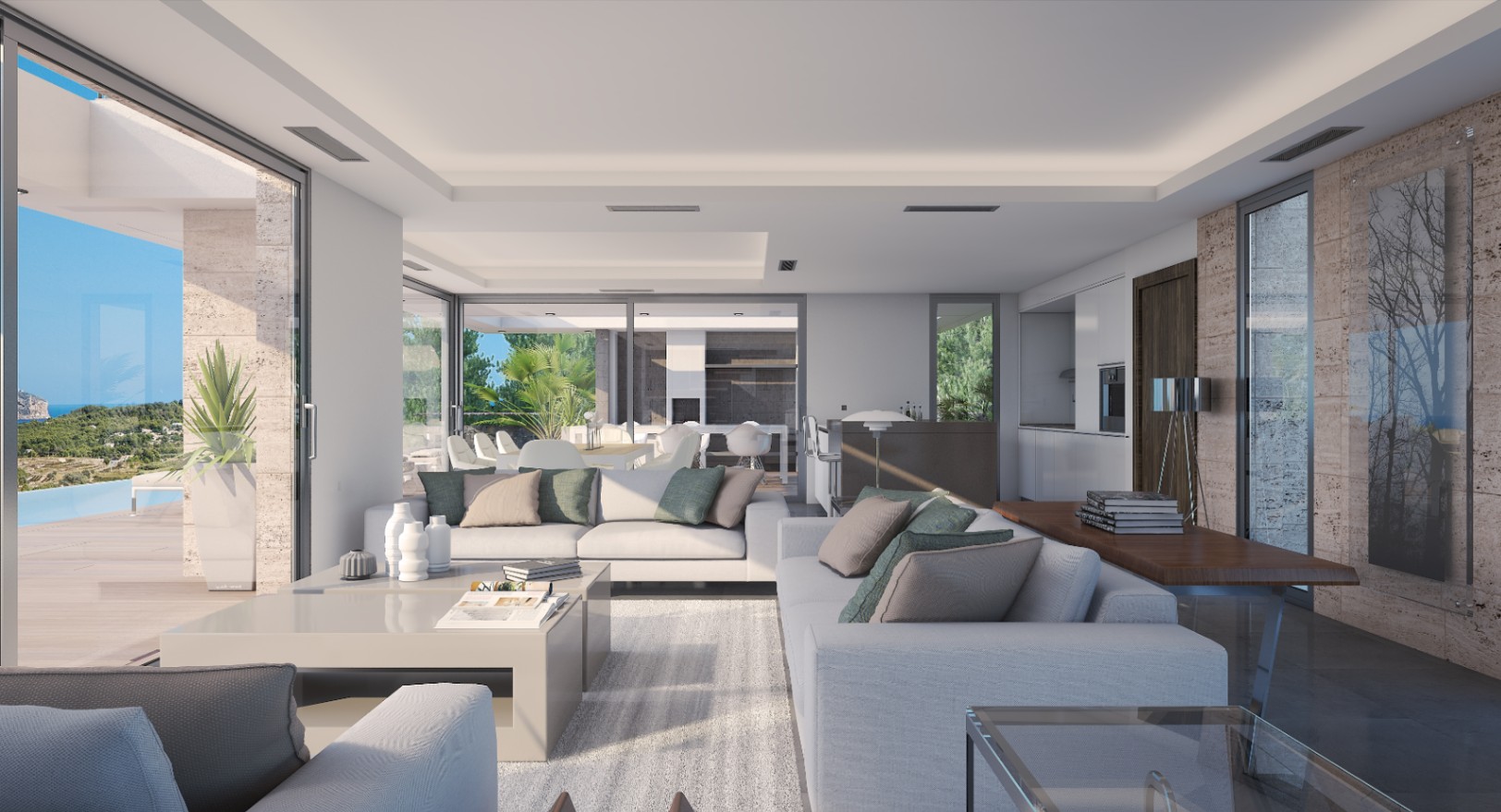 Vida de lujo en una exquisita villa en Jávea con vistas panorámicas y características de alta gama