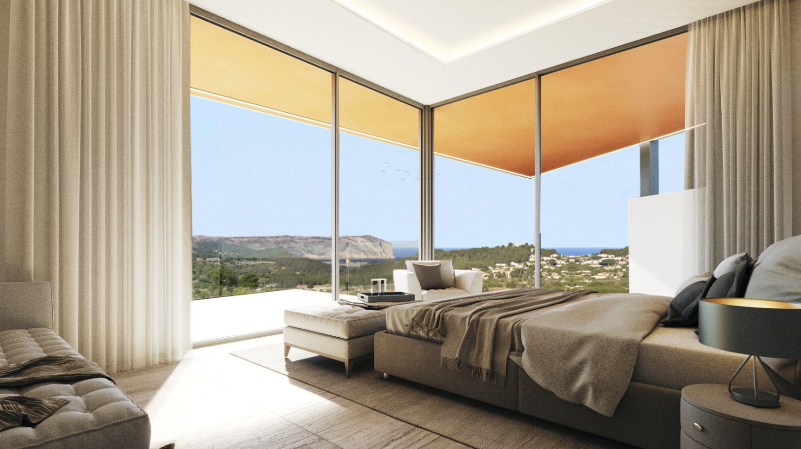 Opulenta villa de 4 dormitorios con vistas panorámicas y piscina infinita