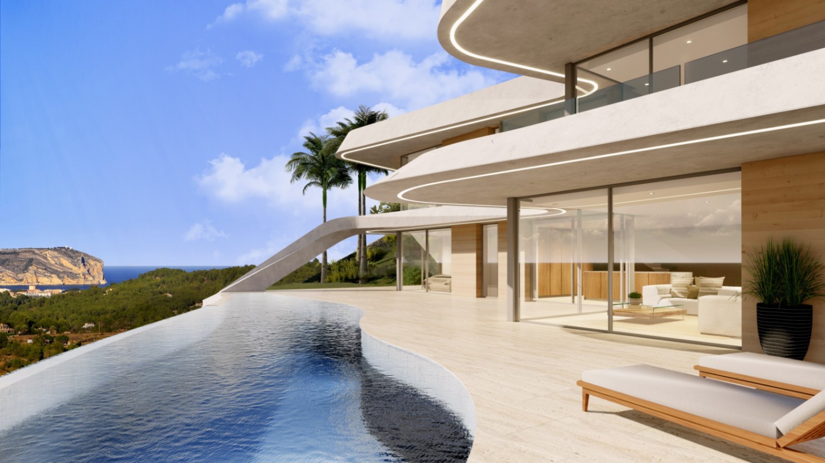Elegancia contemporánea con vistas panorámicas: explora esta joya arquitectónica única