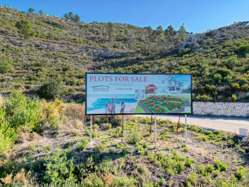 Parcelas Urbanas con Vista al Mar para Villas de Lujo en Villes del Vent, Jávea – Oportunidad de Inversión Premium